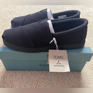 Men’s Alp Fwd All Black Recycled Cotton Canvas Tom’s